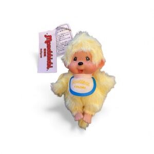 Monchhichi Plush Toy in Yellow